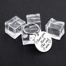 Load image into Gallery viewer, Boyfriend Girlfriend Birthday Gift for Him Her Funny Couple Keychain for Wife Husband Wedding Women Men Boys Girls i Love You Most The End i Win Anniversary Valentine Day
