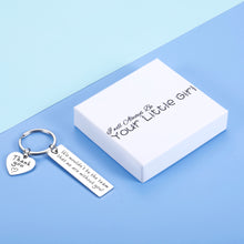 Load image into Gallery viewer, I will always be your little girl Gift for Coworker Keychain Birthday Colleague Boss Day Supervisor Friends Retirement Appreciation Gifts Farewell Leaving Going Away
