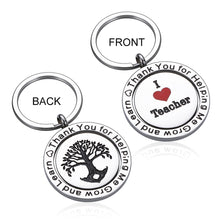 Load image into Gallery viewer, Funny Teacher Week Gifts Thank You Teacher Keychain Appreciation Gift for Women Men Best Teachers Graduation Keyring for Preschool Teachers Birthday Gift Nana Christmas Valentines Day Gifts
