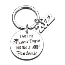 Load image into Gallery viewer, Graduation Gifts for Her Class of 2022 Inspirational Keychain for Him Women Men Student Masters Grad College University High School Senior Teen Best Friend Son Daughter Nurse Birthday Gift
