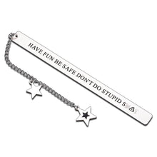 Load image into Gallery viewer, Graduation Gift Bookmark for Son Daughter from Mom Dad Funny Bookmarks for Boys Girl Teen Him Her Men Women Gag Gift for New Driver Book Lover 2022 Grads Cute Christmas Valentines Birthday Present
