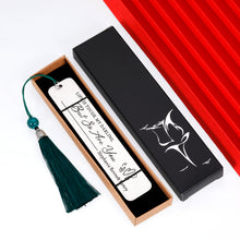 Load image into Gallery viewer, Bookmark Gift for Women Inspirational Gift for Mom Daughter Girls Student Men Friends Booklovers Kids Teen for Birthday Christmas Valentine's Day Graduation Metal Book Marks with Tassels

