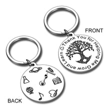 Load image into Gallery viewer, Teacher Keychain Appreciation Funny Teacher Week Gifts for Women Men Thank You Gift Best Teachers Graduation Keyring for Preschool Teachers Birthday Gift Nana Christmas Valentines Day Gifts
