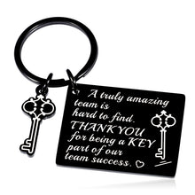 Load image into Gallery viewer, Thank You Gifts Keychain Employee Coworker Gift for Women Men Boss Ladies Team Employee Appreciation Retirement Going Away Farewell Leaving Office Stuff Bosses Day Birthday Christmas Goodbye Gift
