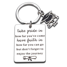 Load image into Gallery viewer, Graduation Gifts for Her Him Class of 2022 Inspirational Keychain for Boys Girls College High School Grads Senior 2022 Nurse Student Master Gift for Son Daughter Women Men Best Friend Teen Birthday
