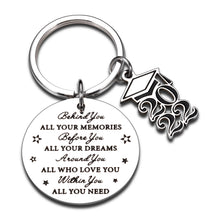 Load image into Gallery viewer, 2022 Graduation Gifts Keychain for Him Her Class of 2022 Inspirational Gift for Women Men Boys Teen Girl High School College Son Daughter from Mom Dad Best Friend Senior 2022 Grads Birthday Christmas
