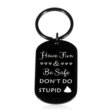 Load image into Gallery viewer, Funny Gifts for Son Daughter Keychains Teen New Driver Gift for Men Women Girls Boy Boyfriend from Mom Dad for Teenagers College Students Christmas Birthday Valentine Day Graduation Gift
