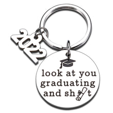 Load image into Gallery viewer, Graduation Gifts for Him Class of 2022 Funny Keychain for Boys Women Men Student Grad College University High Senior Middle School Teen Best Friend Son Daughter Birthday Gift
