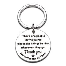 Load image into Gallery viewer, Boss Day Gifts for Women Men Thank You Gifts for Coworkers Employee Boss Teachers Appreciation Gifts Retirement Farewell Going Away Gift Idea for PM Mentor Leaving Office Christmas Birthday Keychain
