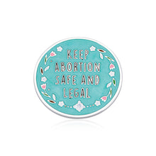 Load image into Gallery viewer, Women's Right Abortion Safe Enamel Pins Gift for Feminist Activism Pins for Clothing Backpack Hat Jacket Bag Sister Best Friends Female Lady Men Decoration Badge Metal Brooch Jewelry Christmas Gift
