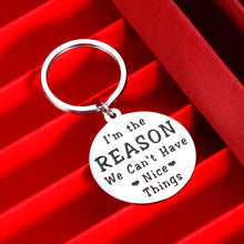 Load image into Gallery viewer, VANLOVEMAC Funny Dog Tag, Round Engraved Tag, Personalized Puppy Pet ID, Pet Tags for Dogs Cats Kitten, Collar Tag, for Pets New Puppy Stainless Steel

