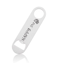 Load image into Gallery viewer, Birthday Bottle Opener Beer Bottles Birthday Gift for Women Men Anniversary Favors for Guests 21st Birthday Decorations Beer Bottle Openers Gift Decoration Supplies
