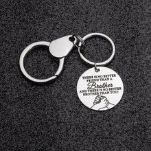 Load image into Gallery viewer, Brother Gifts Birthday Friend BFF Brother Keychain Big Brother Gifts for Men Little Brother Gifts
