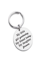 Load image into Gallery viewer, Daughter Gift from Mom Inspirational Keychain for Teen Girl Women from Stepmom
