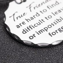 Load image into Gallery viewer, Christmas Gifts Stocking Stuffers Keychain for Best Friend Bff Birthday Appreciation Thank You Gifts Women Men Sisters Brothers Wedding Key Ring for Teen Girls Boys Him Her
