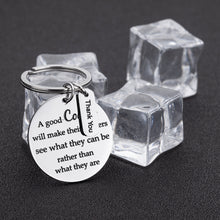Load image into Gallery viewer, Coach Gift Appreciation Sport Keychain for Basketball Football Baseball Swimming Soccer Gymnastics Retirement Birthday Coaches Men Women from Boys Girls Cheer Key Ring
