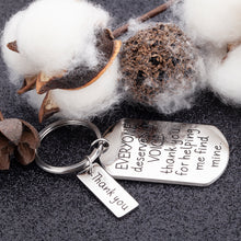Load image into Gallery viewer, Teacher Appreciation Graduation Gifts Keychain for Teacher Women Man from Student Thank You Gift Nanny Gifts for Preschool Teachers' Day Birthday Jewelry Key Ring
