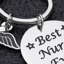 Load image into Gallery viewer, Nurse Appreciate Gifts Keychain for Nurse Women Men Girls Birthday Nurse Week Gift Nursing School Graduation Gift Key Ring Christmas Gift
