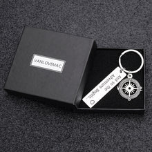 Load image into Gallery viewer, Inspirational Gift Keychain The Adventure Begins Moving Gift for Women Man

