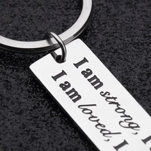 Load image into Gallery viewer, Inspirational Faith Gifts Keychain for Women Men Teen Boys Girls Myself to Best Friend i Am Strong i Am Worthy i Am Loved i Am Enough Birthday Anniversary Graduation  Brand: VANLOVEMAC
