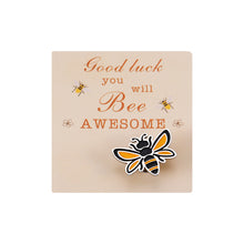 Load image into Gallery viewer, Inspirational Gifts for Women Bee Pins Brooch for Friend BFF Son Daughter Girls Fashion Cute Enamel Lapel Pins for Men Girls Farewell Goodbye Mini Gift for Backpacks Hats Birthday Christmas Present

