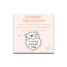 Load image into Gallery viewer, Pocket Hug Token Gift for Women Best Friend Boyfriend Girlfriend Cute Funny Gift for Son Daughter Sister Girls Keepsake Valentines Day Christmas Birthday Coin Present with Card
